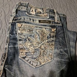 Size 12 Girls Miss Me bootleg jeans